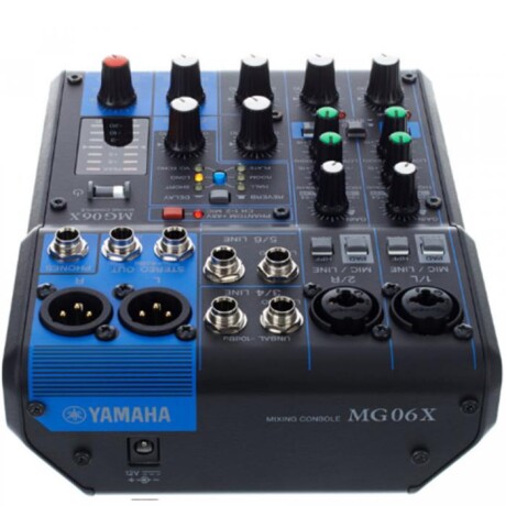 Consola Yamaha Mg06x 2 Mic Line + 2 Line St. Efect Consola Yamaha Mg06x 2 Mic Line + 2 Line St. Efect