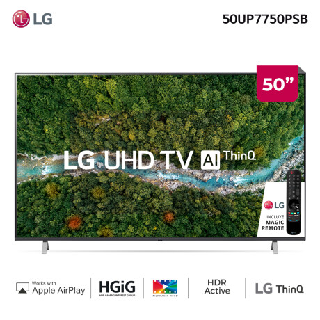 Smart TV UHD 50" 50UP7750PSB AI LG Smart TV UHD 50" 50UP7750PSB AI LG