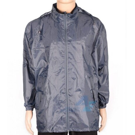 Campera impermeable Gris oscuro