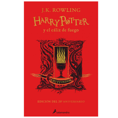Libro Harry Potter y el Cáliz de Fuego J. K. Rowling GRYFFINDOR