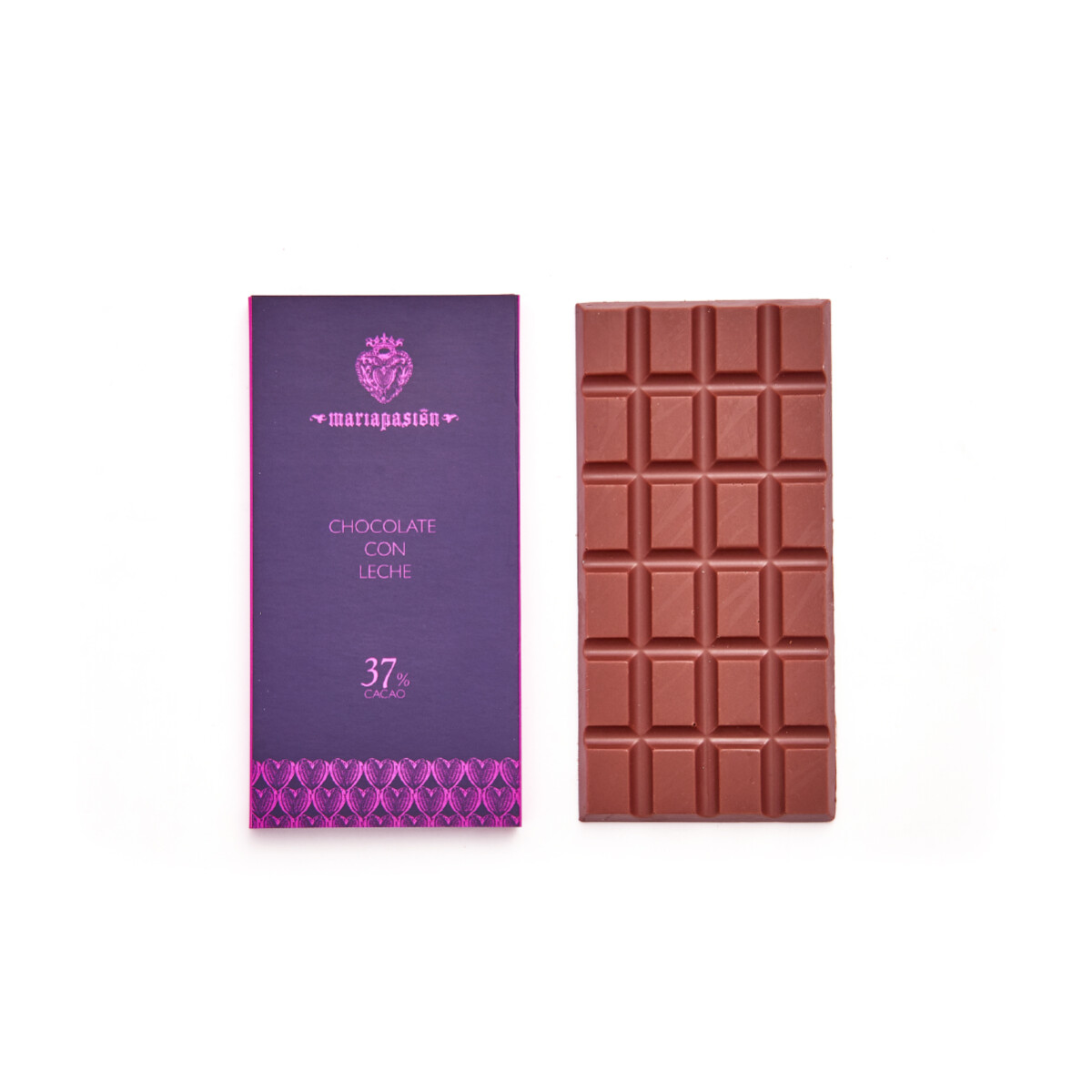 Tableta Línea Selección - Leche 37% Puro Cacao 