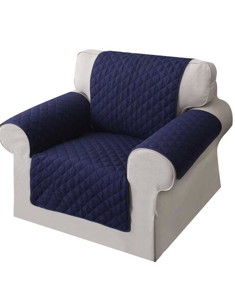 Cubre sofá de 1 cuerpo súper resistente Azul
