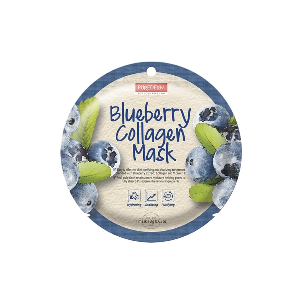 Blue Berry Collagen Mask - Varios 