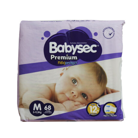 Pañales de Bebé BABYSEC Premium Talle M x72 Pañales de Bebé BABYSEC Premium Talle M x72