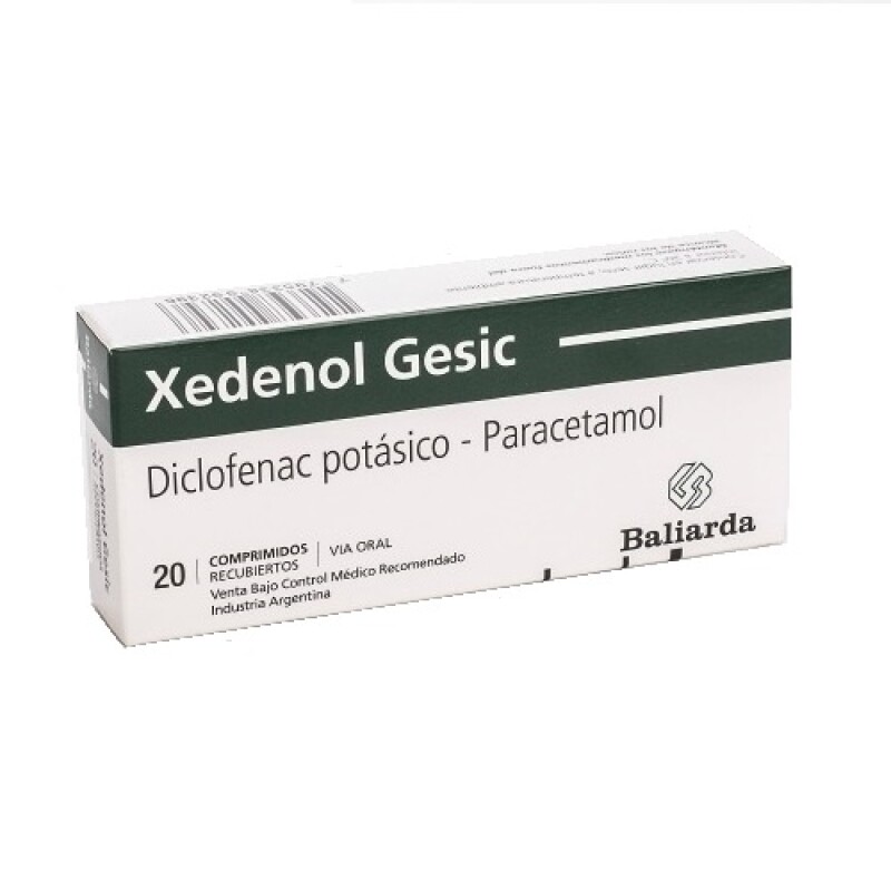 Xedenol Gesic 20 Comp Farmacia El túnel