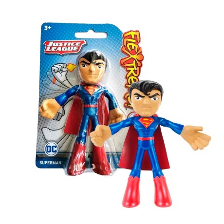 Figura Superman 10cm Bendy Liga de la justicia DC Comics 001