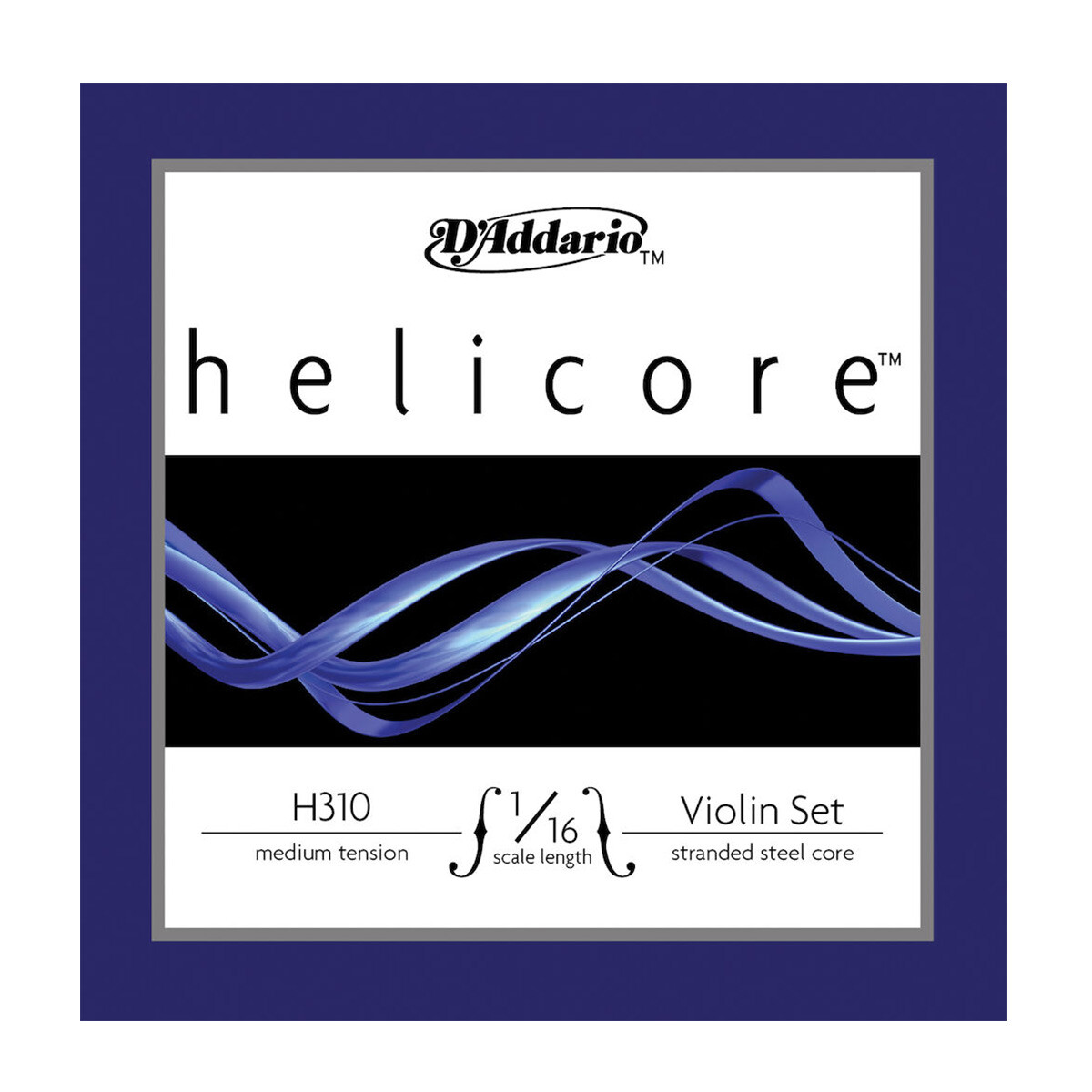 Encordado Violin Daddario H310 Helicore 4/4 Medium 