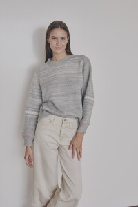 Sweater Texturas Menta