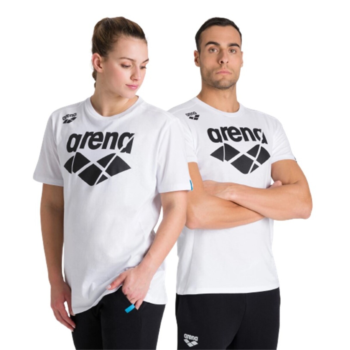 Remera Arena Te T-Shirt Unisex - Blanco 