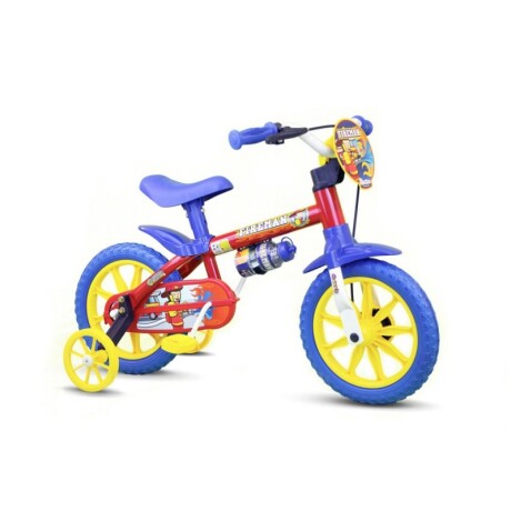 Bicicleta Baccio R.12 Niño Fireman Rojo/azul