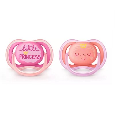 Chupete Avent Ultra Air Silicona Princess 6 A 18m 2 Uds. Chupete Avent Ultra Air Silicona Princess 6 A 18m 2 Uds.