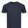 Camiseta básica regular fit de algodón y lycra Navy Blue