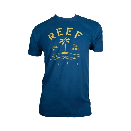 Remera Reef de Hombre - ROUTE TEE - 0A2YDVBLU BLUE/BLUE