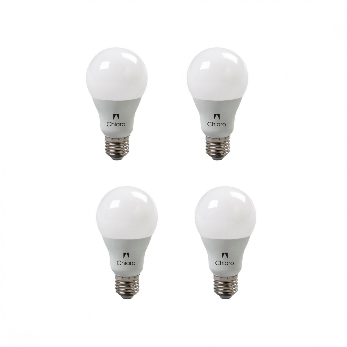 Pack x 4 pcs - Lámpara Led estándar 7W E27 - Luz Cálida 