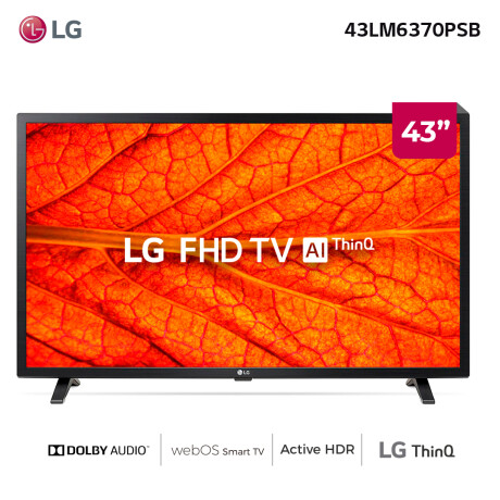 Smart TV 43" FHD 43LM6370PSB AI LG Smart TV 43" FHD 43LM6370PSB AI LG