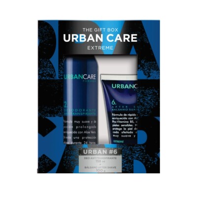 Desodorante Antitranspirante Urban Care for Men Extreme 158 ML + After Shave 100 GR