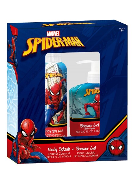 Pack spiderman body splash + shower gel Variante unica