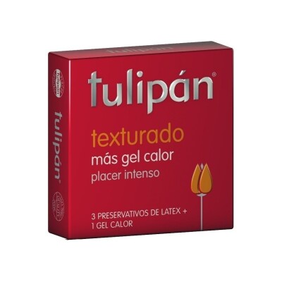 Preservativos Tulipán Texturado X3
