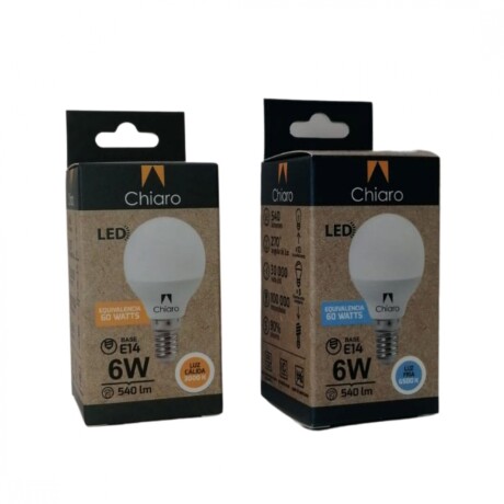 Pack x3 pcs - Lampara LED Gota, E14 6W Luz Fría