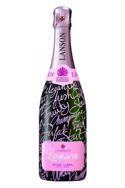 Champagne LANSON Brut Rosé Pink Bottle 750ml. Champagne LANSON Brut Rosé Pink Bottle 750ml.