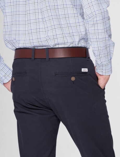 Pantalon spandex slim fit Azul