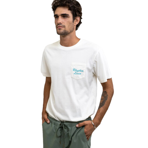 Remera MC Rhythm Livin Pocket Ss T-Shirt Blanco Remera MC Rhythm Livin Pocket Ss T-Shirt Blanco