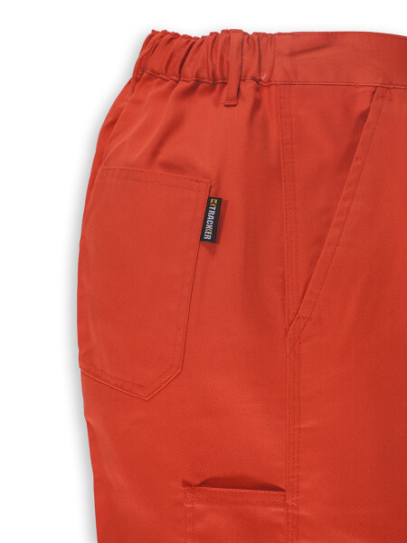Pantalón gabardina con reflectivo Naranja
