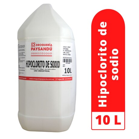 Hipoclorito de Sodio 10 L