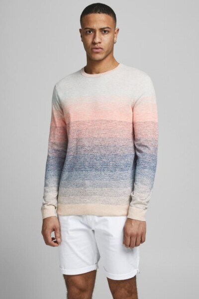 Sweater Teñido Degradé Shell Coral