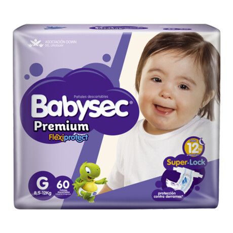 Pañales de Bebé BABYSEC Premium Talle G x60 Pañales de Bebé BABYSEC Premium Talle G x60