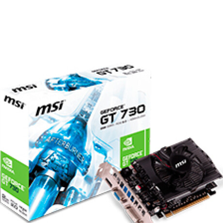 Msi - Tarjeta de Video Gt 730 2GD3 - Nvidia Geforce Gt 730.\nPci Express 2.0. 2048MBDDR3. 700MHZ. 12 001