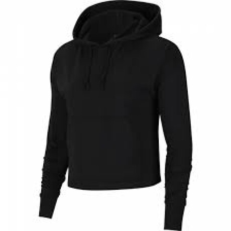 Buzo Nike Yoga Dama Jersey Crop hoodie Negro Color Único