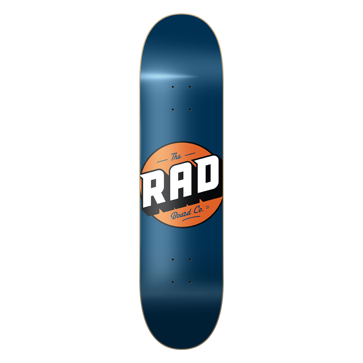 Deck Skate Rad 8.125" - Modelo Solid - Navy / Orange (solo tabla) 