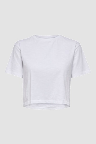 Camiseta cropped White