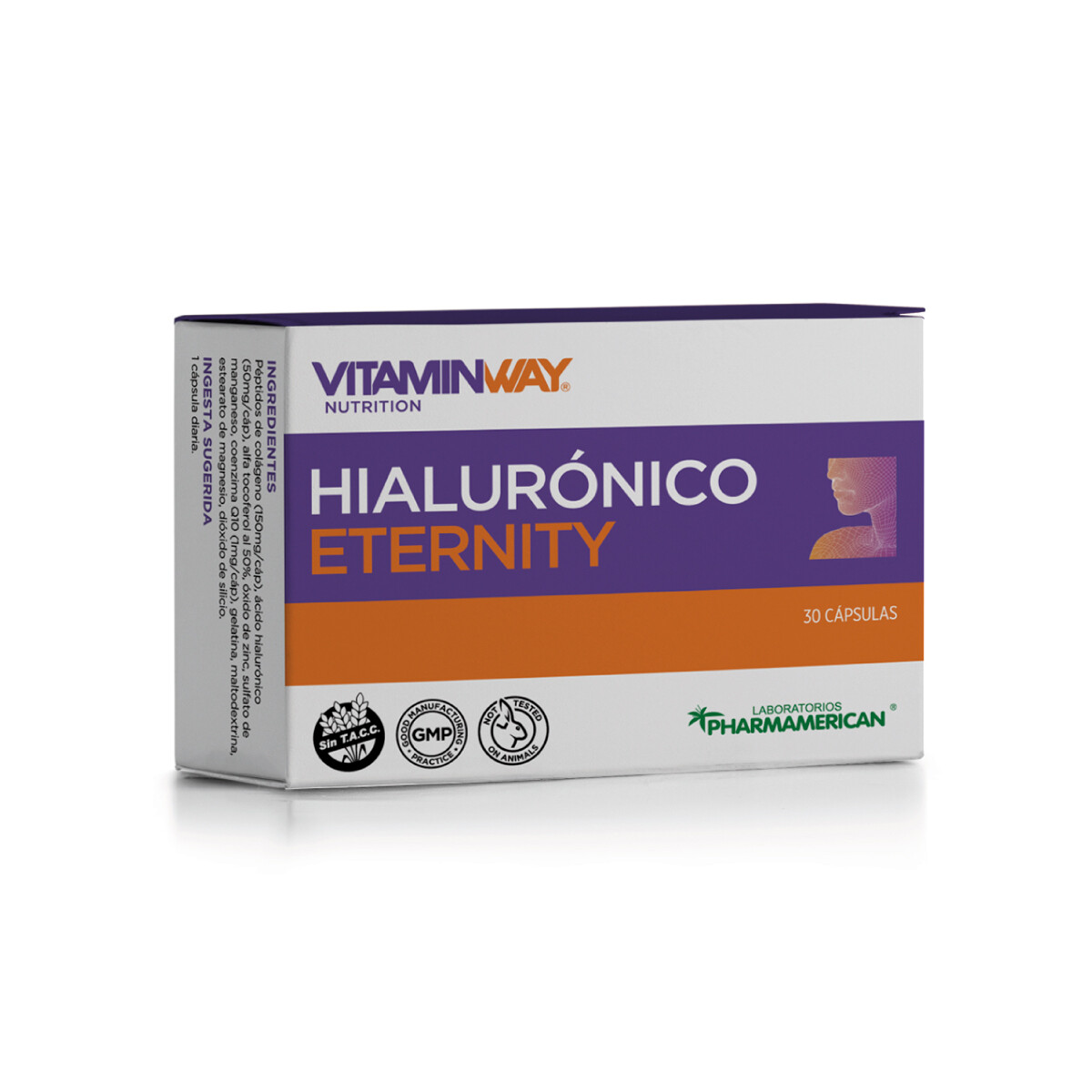 Vitaminway Hialurónico Eternity 30 caps 