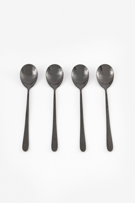 Set x 4 de cucharas negro