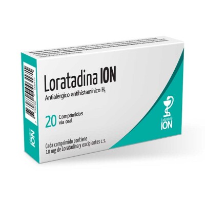 Loratadina Ion 10 Mg. 20 Comp. Loratadina Ion 10 Mg. 20 Comp.