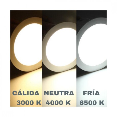Panel LED 12W, de adosar, aplicar cuadrado BLANCO Neutro 4000K