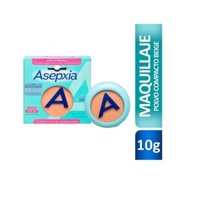 Maquillaje Asepxia Polvo 10 Grs. - Beige Medio Maquillaje Asepxia Polvo 10 Grs. - Beige Medio