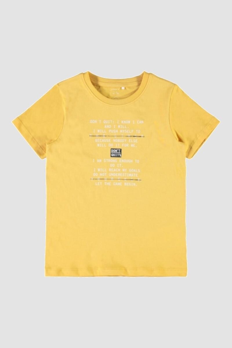 Camiseta Estampada Manga Corta - Golden Apricot 