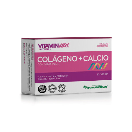 Vitaminway Colágeno + Calcio 30 caps Vitaminway Colágeno + Calcio 30 caps