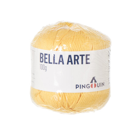 Ovillo de algodón pingouin Bella arte amarillo