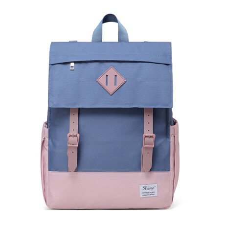 Bolso y mochila maternal Heine Juliana Azul y rosado