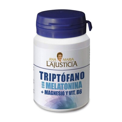 Triptofano C/melatonina + Magnesio + Vitamina B6 60 Caps. Triptofano C/melatonina + Magnesio + Vitamina B6 60 Caps.
