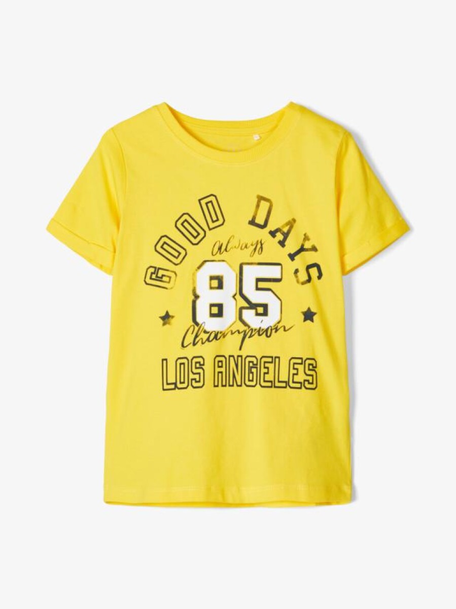 Camiseta estampada manga corta - Empire Yellow 