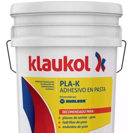 Pegamento Adhesivo Sobre Yeso Klaukol Pla-k 30kg Pegamento Adhesivo Sobre Yeso Klaukol Pla-k 30kg