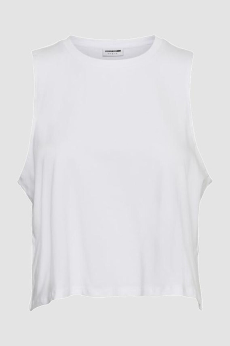 Camiseta hailey sin mangas Bright White