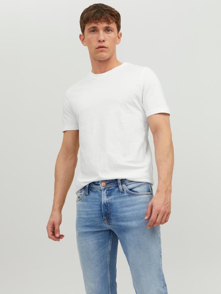 Camiseta básica de algodón orgánico - White 