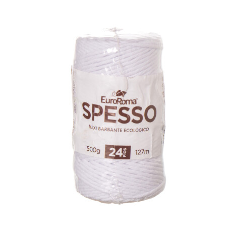 Spesso algodón Euroroma manualidades crochet y macrame blanco