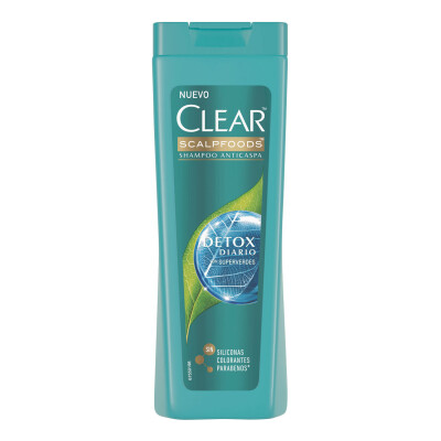 Shampoo Clear Anticaspa Detox Diario 400 ML